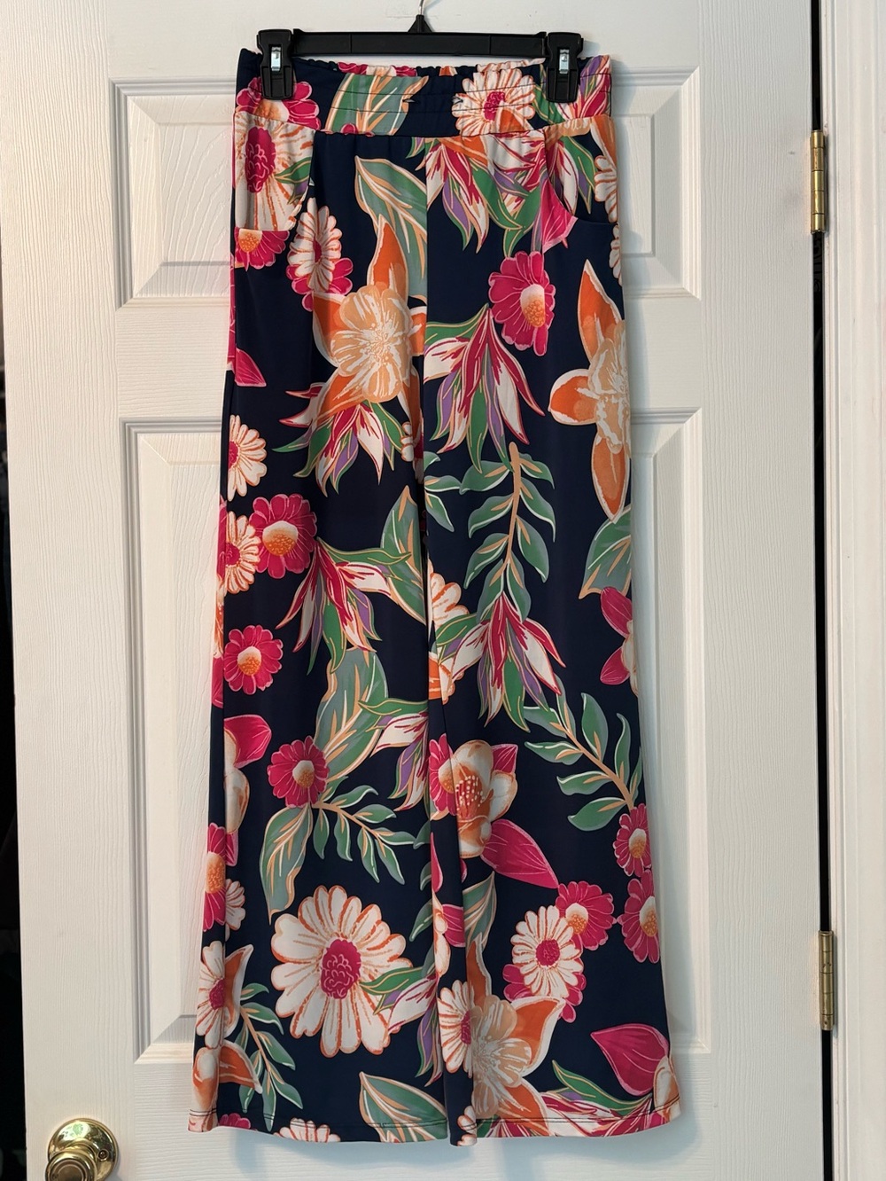 Beach Break Tropical Floral Pants Size S EUC
